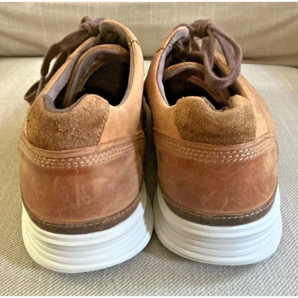 Rockport Mens Brown Nubuck Leather DresSports 2 Go Plain Toe Oxford Shoes 7.5